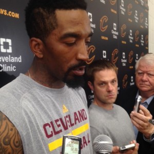 JR Smith After Practice Photo 5-31-15