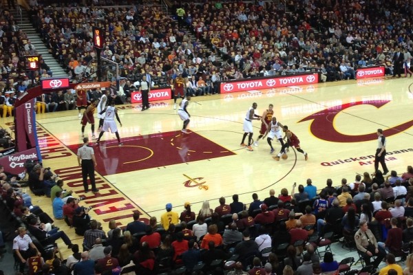 Kyrie Irving In Game Photo - Wide Shot